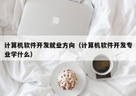 计算机软件开发就业方向（计算机软件开发专业学什么）