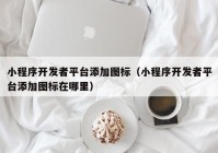 小程序开发者平台添加图标（小程序开发者平台添加图标在哪里）