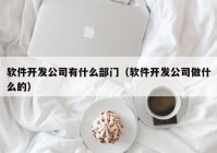 软件开发公司有什么部门（软件开发公司做什么的）