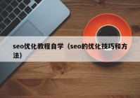 seo优化教程自学（seo的优化技巧和方法）