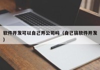 软件开发可以自己开公司吗（自己搞软件开发）