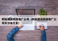 网站建设网络推广公司（网站建设网络推广公司长沙有几家）